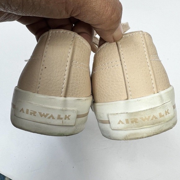 Airwalk Pink Legacee Cap Toe Sneakers Size 7.5 Faux Leather - Picture 9 of 11